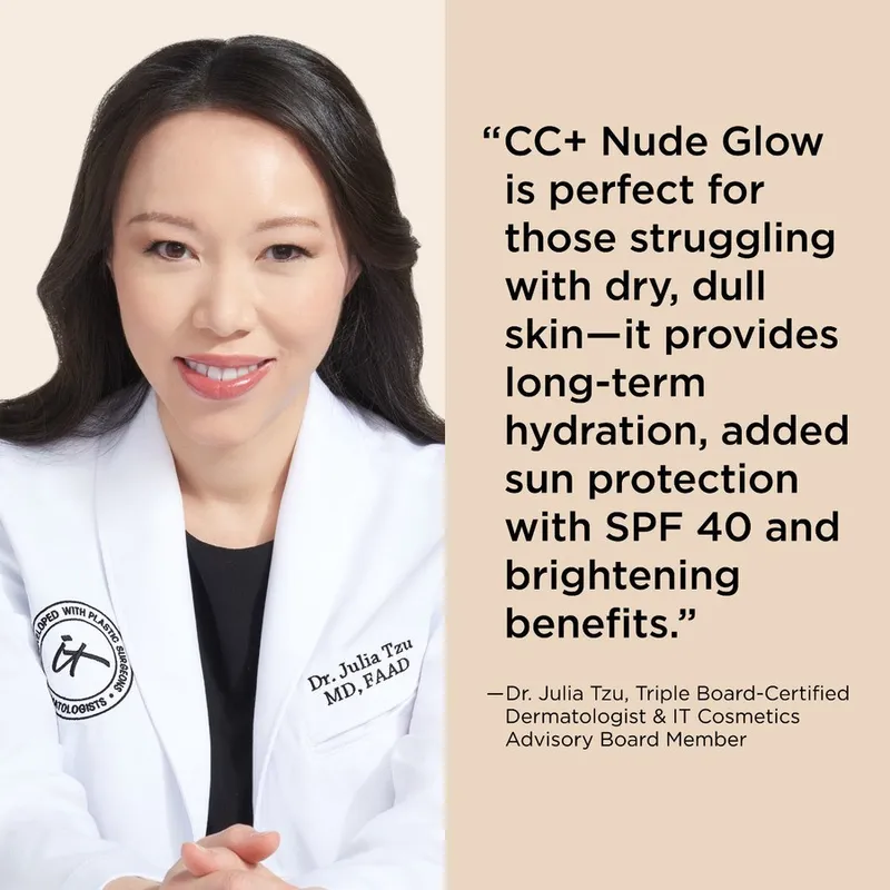 Bild 10 för IT Cosmetics - Your Skin But Better CC+ Nude Glow Foundation Light på Skincity.com