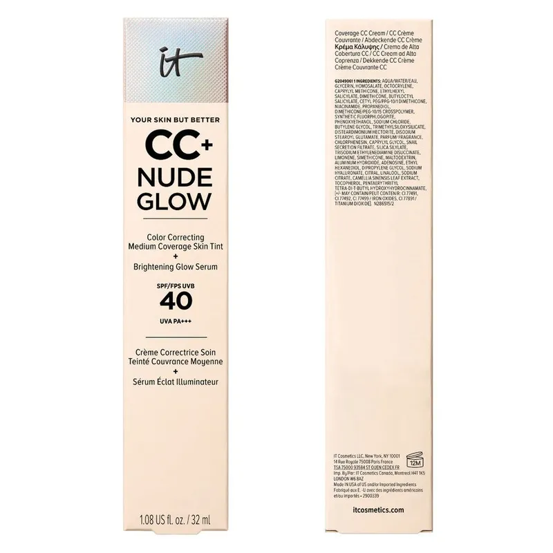 Bild 9 för IT Cosmetics - Your Skin But Better CC+ Nude Glow Foundation Medium Tan på Skincity.com