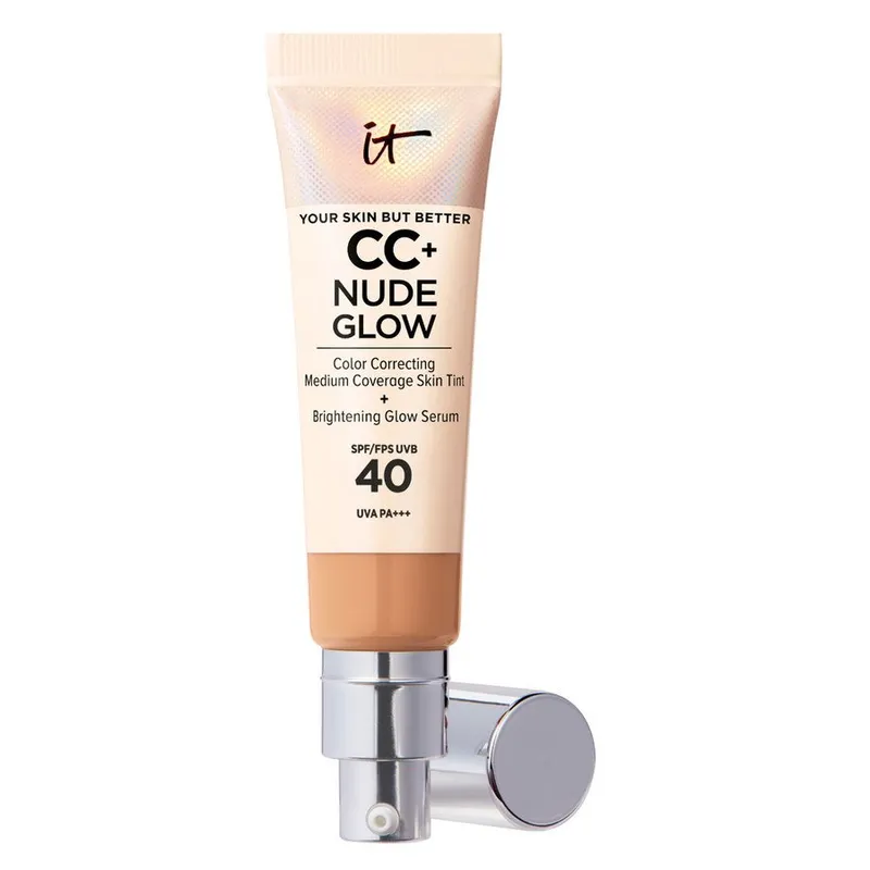 Bild 1 för IT Cosmetics - Your Skin But Better CC+ Nude Glow Foundation Neutral Tan på Skincity.com
