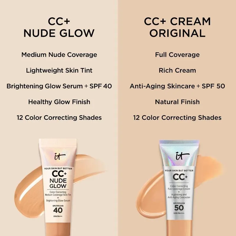Bild 7 för IT Cosmetics - Your Skin But Better CC+ Nude Glow Foundation Neutral Tan på Skincity.com