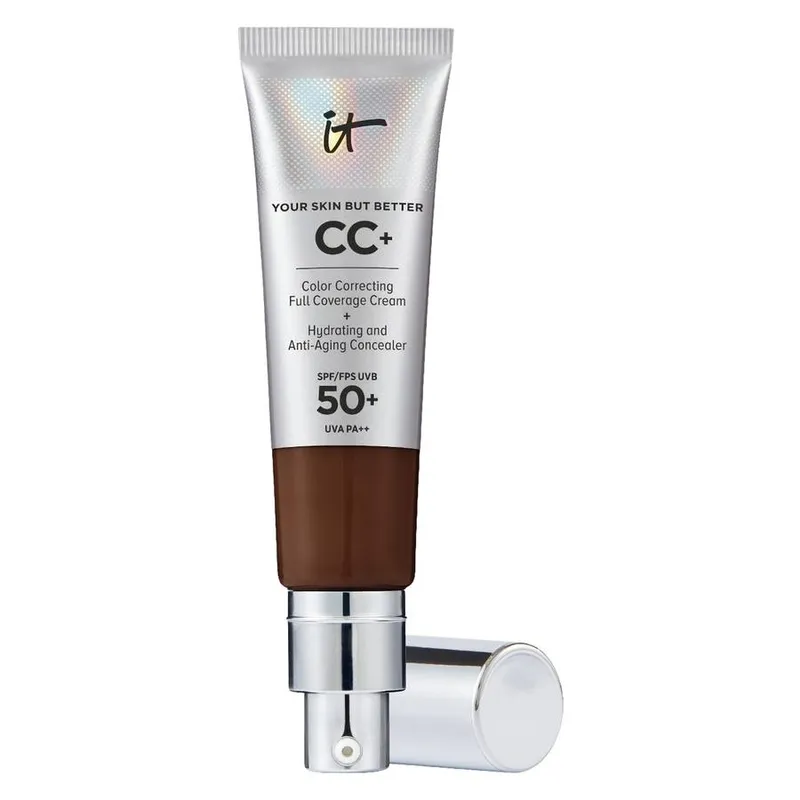 Bild 1 för IT Cosmetics - Your Skin But Better CC+ SPF50+ Deep Mocha på Skincity.com