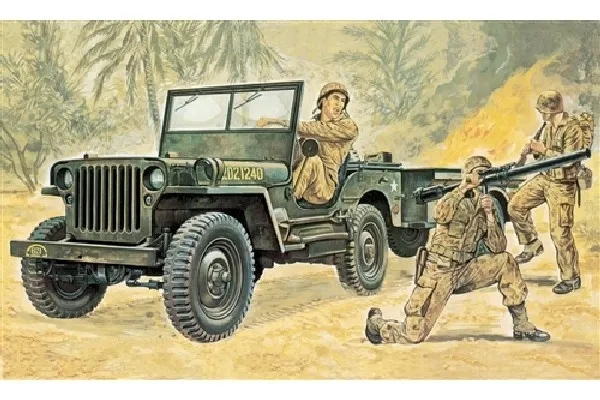 Alternativ bild 0 för Italeri Jeep, Military car model, Monteringssats, 1:35, Jeep, Alla, Plast