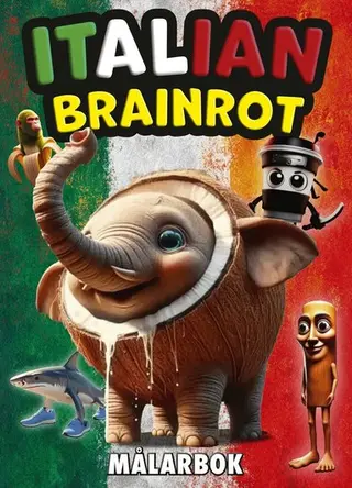 Produktfoto för Italian Brainrot Målarbok