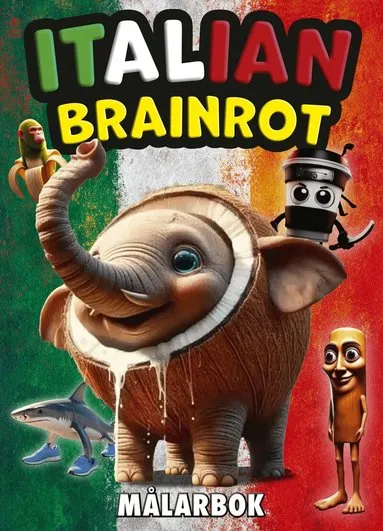 Alternativ bild 0 för Italian Brainrot Målarbok