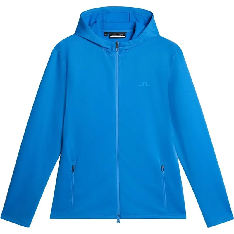 Bild 1 för J.Lindeberg Aerial Full Zip Hood Sonic Blue