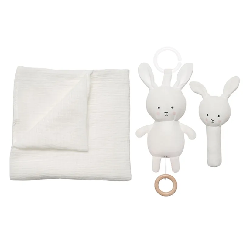 Bild 1 för Jabadabado Babypresent Bunny Filt