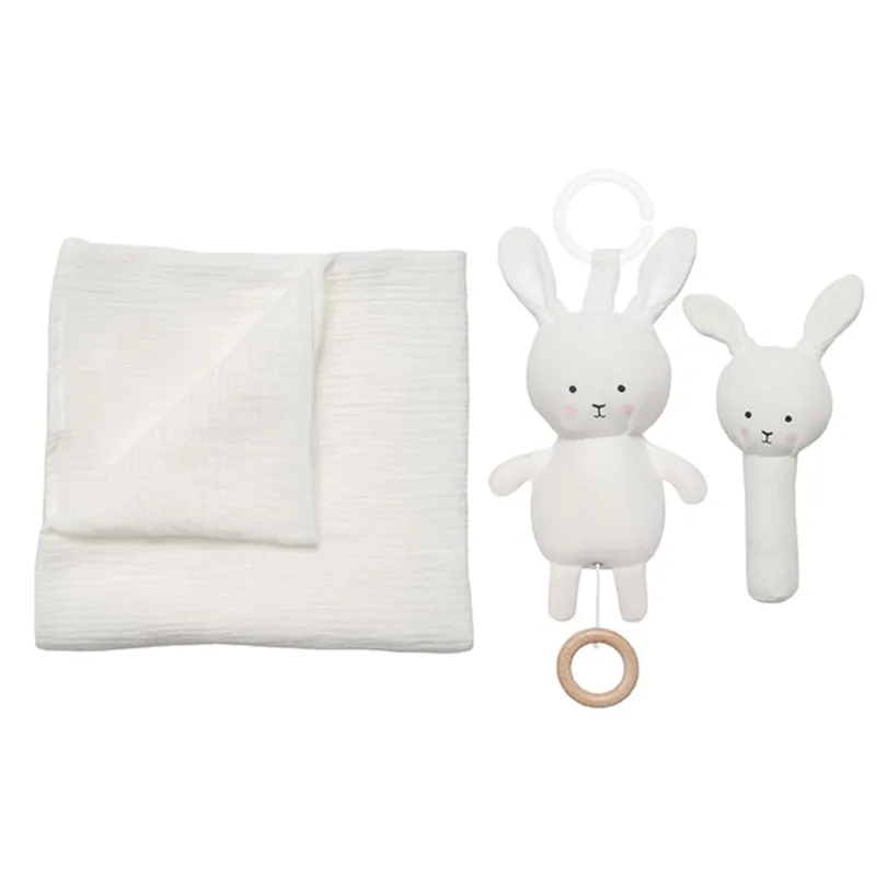 Bild 2 för Jabadabado Babypresent Bunny Filt