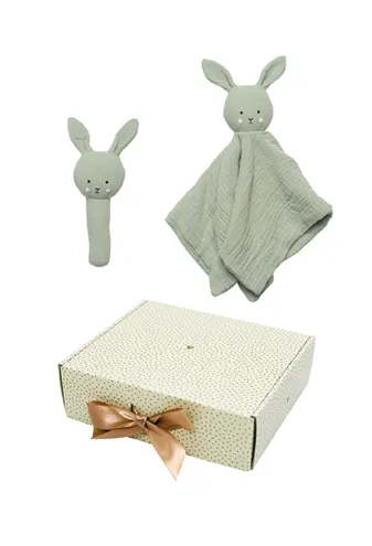 Alternativ bild 0 för Jabadabado Babypresent Bunny Skallra (Grön)