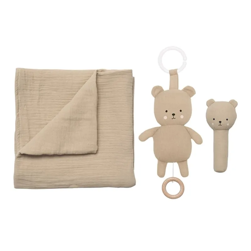 Bild 1 för Jabadabado Babypresent Teddy Filt