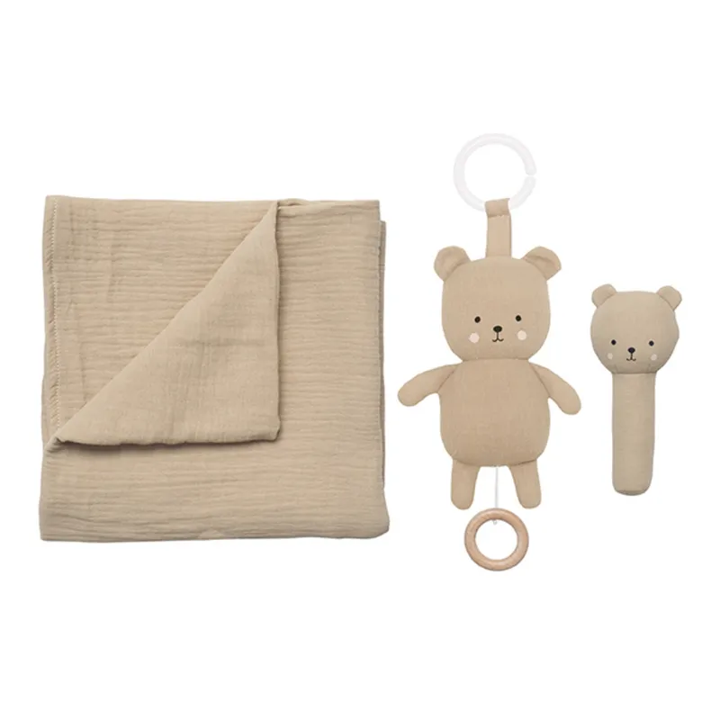 Bild 2 för Jabadabado Babypresent Teddy Filt
