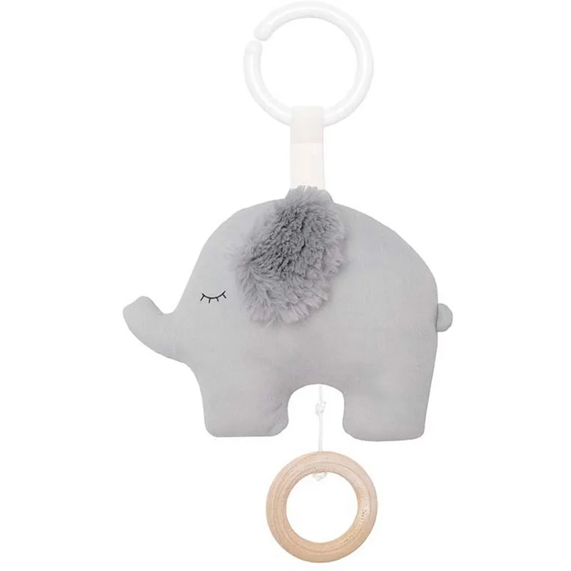Alternativ bild 0 för Jabadabado speldosa elefant grå