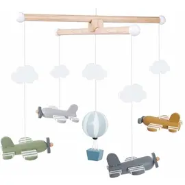 Produktfoto för Jabadabado trämobil flygplan