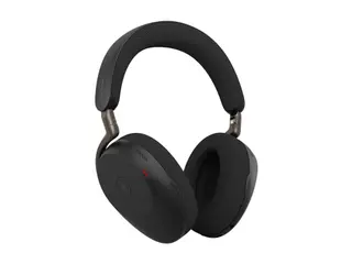 Produktfoto för Jabra Evolve3 85 MS - Headset - fullstorlek - Bluetooth - trådlös, kabelansluten - aktiv brusradering - 3,5 mm kontakt, USB-A via Bluetooth-adapter - ljudisolerande - svart - med trådlös laddningsplatta - Certifierad för Microsoft-teams