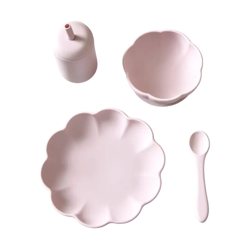 Alternativ bild 0 för Jack o Juno Little Poppy Dining Set Light Pink