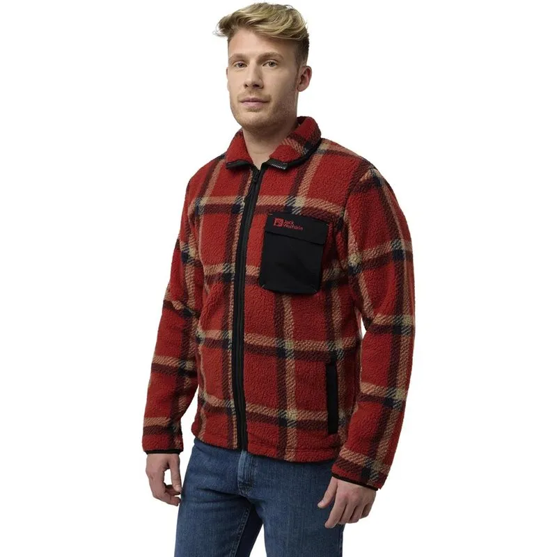Bild 2 för Jack Wolfskin Felslicht Check JktM Intense Rust