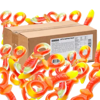 Produktfoto för Jättenappar Frukt Lösgodis 2,5 kg