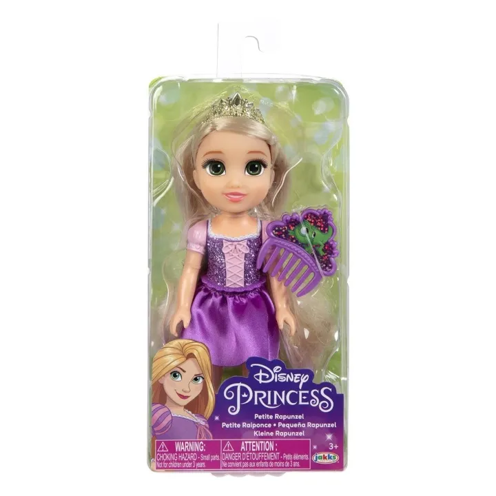 Alternativ bild 0 för JAKKS Pacific Disney Princess 6 tum Petite docka med kam Rapunzel