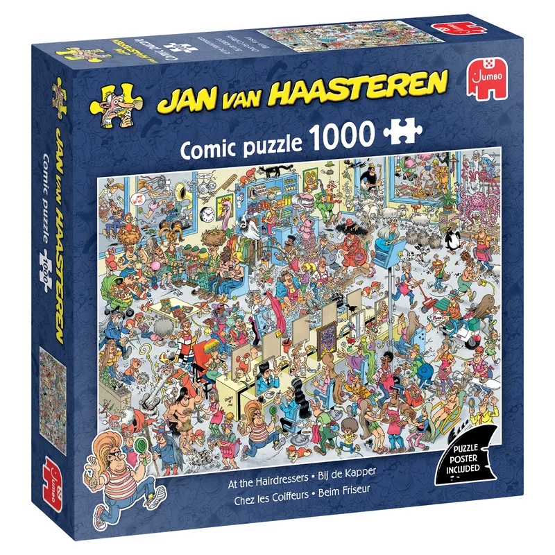 Alternativ bild 0 för Jan van Haasteren The Hairdressers(1000)