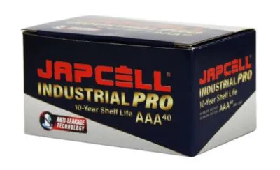 Alternativ bild 0 för Japcell batteri 1,5V - AAA industrial pro - förpackning med 40 stycken