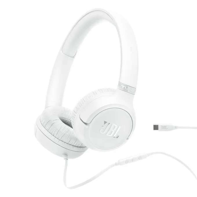 Alternativ bild 0 för JBL Tune 530C Wired USB-C On-ear Headphones White