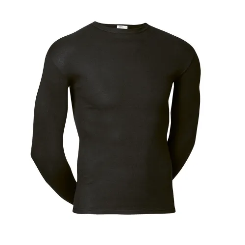 Bild 1 för JBS Basic Longsleeve Black Svart bomull Large Herr