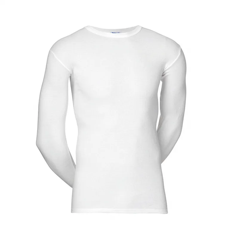 Bild 2 för JBS Basic Longsleeve White Vit bomull X-Large Herr