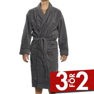 Produktfoto för JBS Bath Robe Grå bomull 3XL Herr
