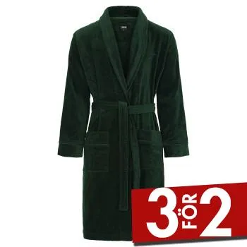 Alternativ bild 0 för JBS Bath Robe Mörkgrön bomull 3XL Herr