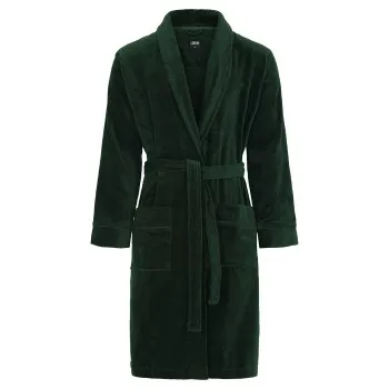 Alternativ bild 0 för JBS Bath Robe Mörkgrön bomull XX-Large Herr
