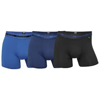 Produktfoto för JBS Kalsonger 3P Bamboo Boxers Svart/Blå Small Herr