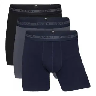 Produktfoto för JBS Kalsonger 3P Long Leg Tights Bamboo Boxers Flerfärgad XX-Large Herr