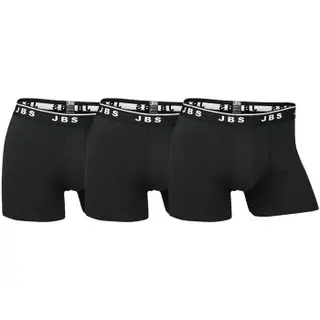 Produktfoto för JBS Kalsonger 3P Organic Cotton Boxer Tights Svart ekologisk bomull X-Large Herr