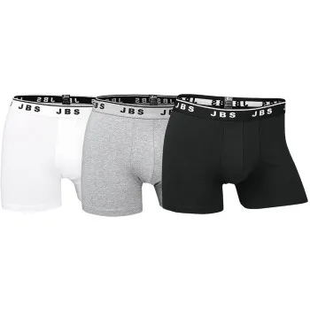 Alternativ bild 0 för JBS Kalsonger 3P Organic Cotton Boxer Tights Svart/Vit ekologisk bomull Small Herr