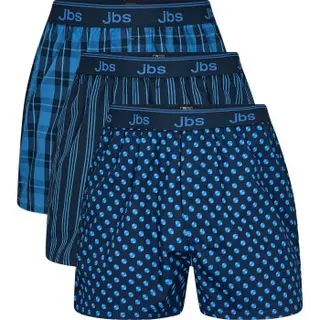 Produktfoto för JBS Kalsonger 3P Organic Cotton Boxershorts Blå/Blå ekologisk bomull X-Large Herr