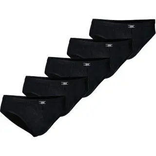 Produktfoto för JBS Kalsonger 5P Organic Cotton Mini Slip Brief Svart ekologisk bomull Large Herr