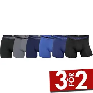Produktfoto för JBS Kalsonger 6P Bamboo Tights Blå/Grå Medium Herr