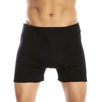Alternativ bild 0 för JBS Kalsonger Basic Fly Boxer Svart bomull 3XL Herr