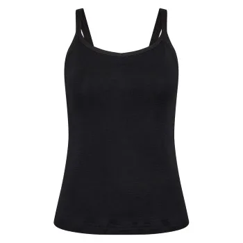 Alternativ bild 0 för JBS of Denmark Wool Narrow Straps Top Svart ull Small Dam