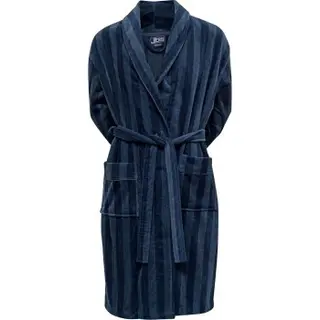 Produktfoto för JBS Velour Bath Robe Mörkblå bomull Medium Herr