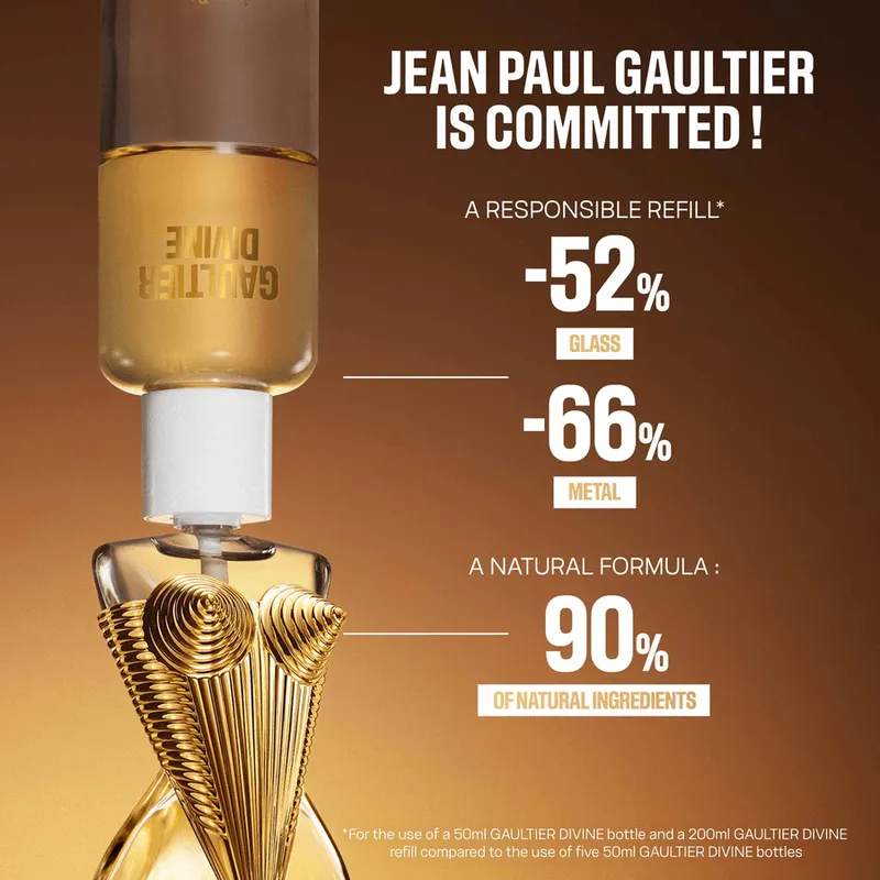 Bild 5 för Jean Paul Gaultier Gaultier Divine Eau De Parfum Refill 200ml