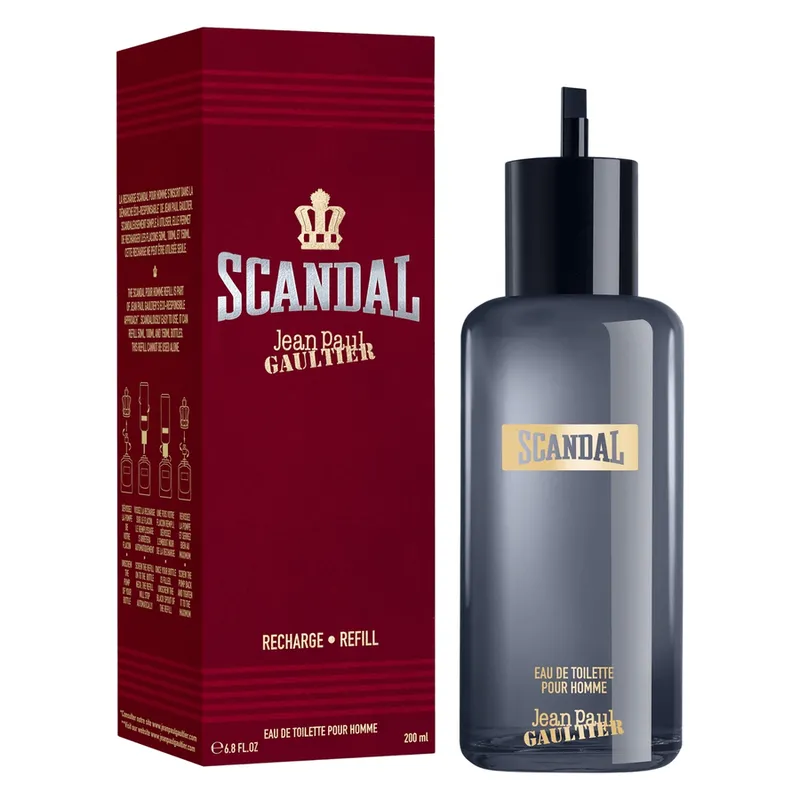 Bild 2 för Jean Paul Gaultier Scandal Pour Homme Rechage Refill EDT 200 ml