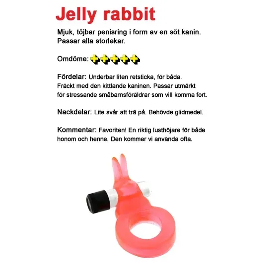 Bild 2 för Jelly Rabbit Cockring
