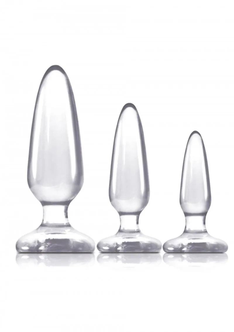 Bild 1 för Jelly Rancher 3x Clear Pleasure Plugs Training Kit