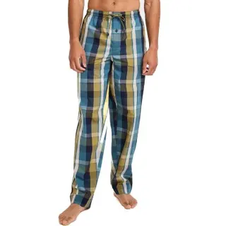 Produktfoto för Jockey Loungewear Pant Woven Blå/Gul bomull Medium Herr
