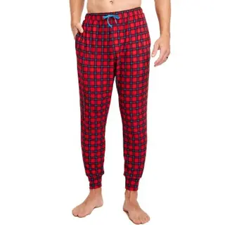 Produktfoto för Jockey Pants Jogger Marin/Röd  polyester X-Large Herr