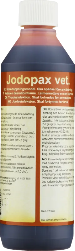 Alternativ bild 0 för Jodopax vet 500 ml