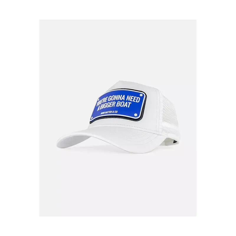 Bild 2 för John Hatter & Co - Vit trucker Keps - Bigger Boat White Trucker @ Hatstore