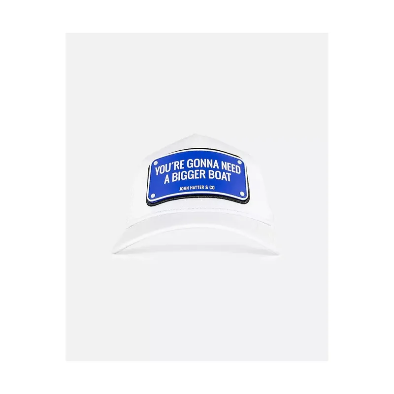 Bild 3 för John Hatter & Co - Vit trucker Keps - Bigger Boat White Trucker @ Hatstore