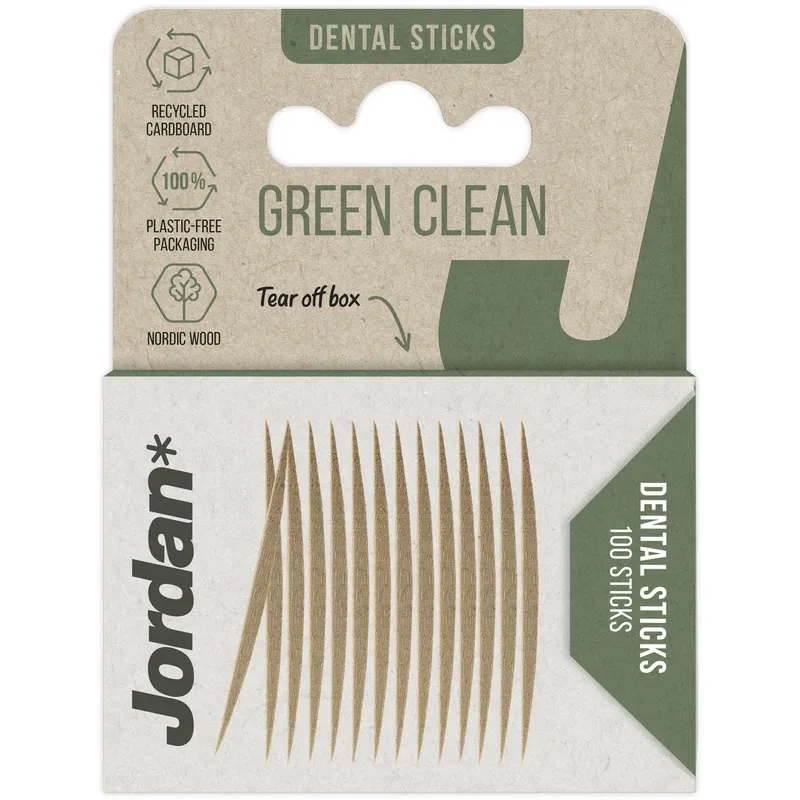 Bild 1 för Jordan Green Clean Dental Sticks