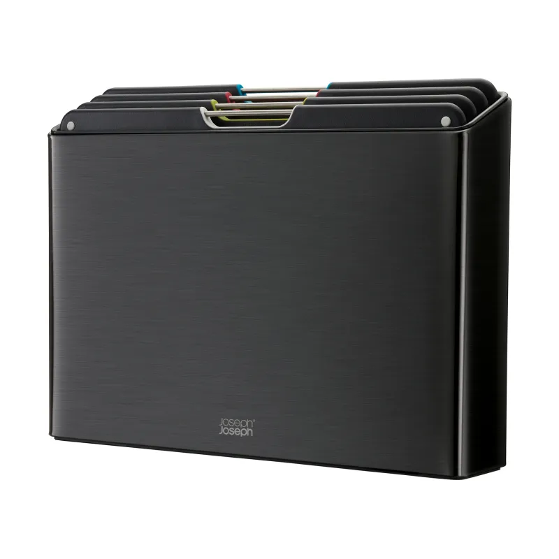 Alternativ bild 0 för Joseph Joseph Folio skärbräde-set i stål/svart